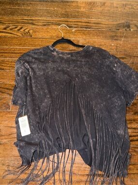 Torrid over sized Black Mineral Wash Short Sleeve Crew Tee